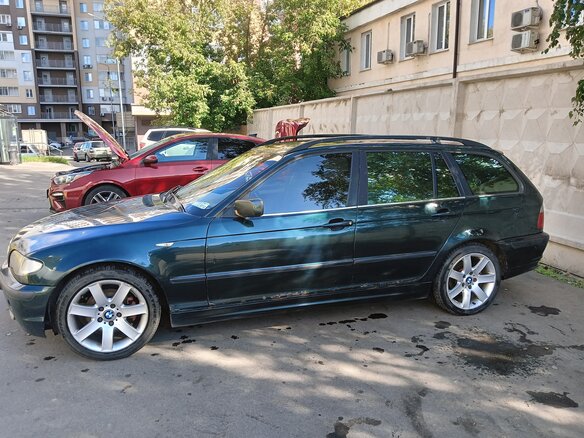 2003 BMW 3 серии 320d IV (E46) Рестайлинг, зелёный, 650000 рублей - вид 10