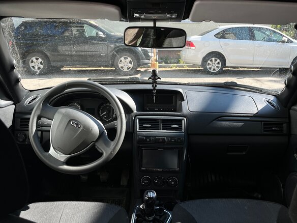 2015 Lada (ВАЗ) Priora I Рестайлинг, чёрный, 670000 рублей - вид 4
