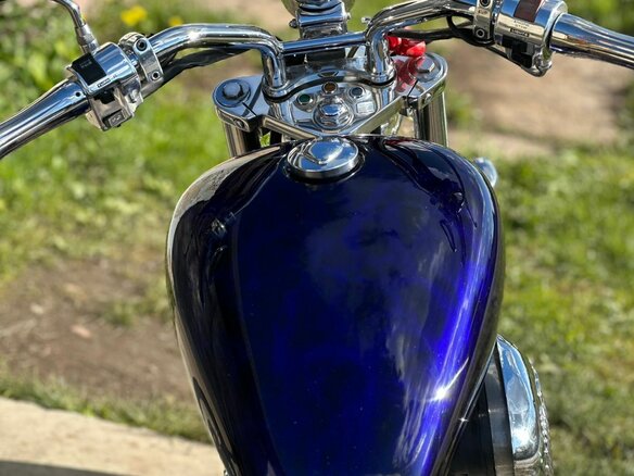 1992 Honda Steed 400, синий, 480000 рублей - вид 3