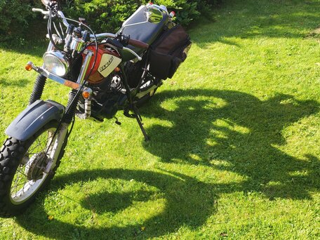 2003 Yamaha TW200, золотистый, 150000 рублей, вид 2