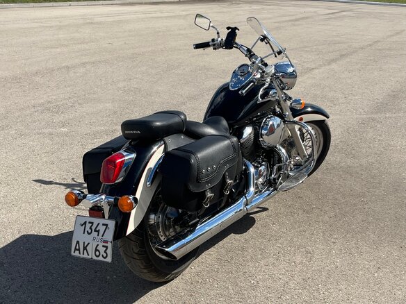 1997 Honda Shadow 750, чёрный, 430000 рублей - вид 4