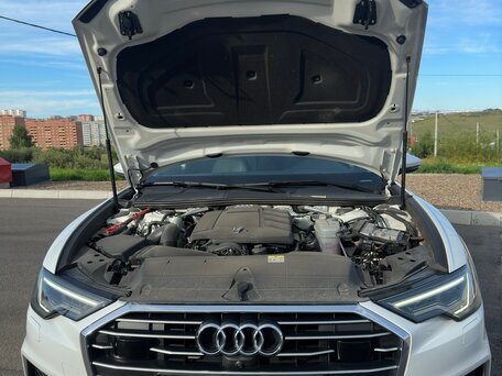 2021 Audi A6 45 TFSI V (C8), белый, 4500000 рублей, вид 3