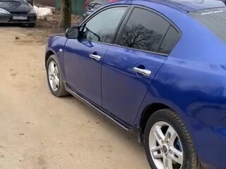 2008 Mazda 3 I (BK) Рестайлинг, синий, 650000 рублей, вид 5
