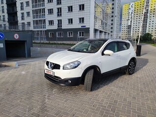 2012 Nissan Qashqai I Рестайлинг, белый, 1000000 рублей, вид 2