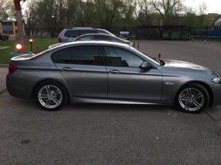 2014 BMW 5 серии 525d xDrive VI (F10/F11/F07) Рестайлинг, серый, 2600000 рублей, вид 4