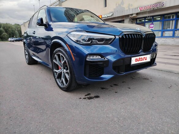 2020 BMW X5 40i IV (G05/G18), синий, 4750000 рублей - вид 25