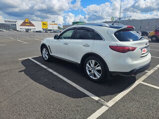 2013 Infiniti FX37 II (S51) Рестайлинг, белый, 1850000 рублей, вид 5