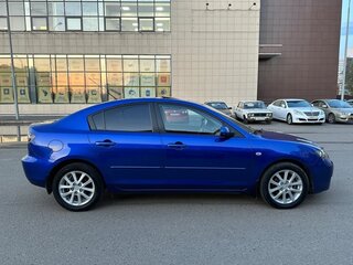 2008 Mazda 3 I (BK) Рестайлинг, синий, 730000 рублей, вид 4
