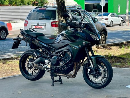 2019 Yamaha MT-09 Tracer (FJ-09), зелёный, 850000 рублей, вид 4