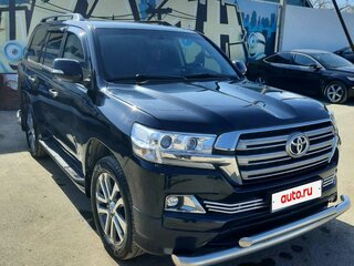2018 Toyota Land Cruiser 200 Series Рестайлинг 2, чёрный, 7000000 рублей, вид 2