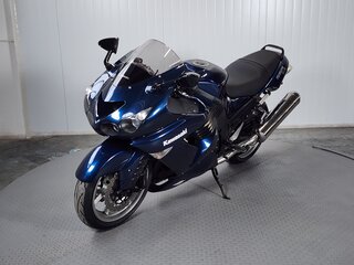 2007 Kawasaki ZZR 1400, синий, 579000 рублей, вид 3