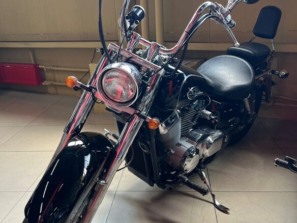 2006 Honda Shadow 750, чёрный, 450000 рублей - вид 5