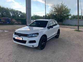 2012 Volkswagen Touareg II, белый, 2200000 рублей, вид 2