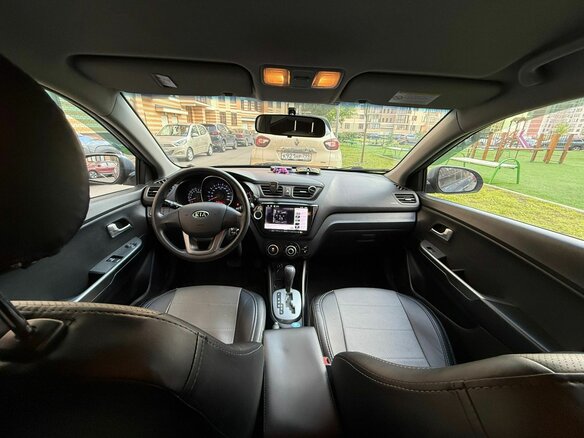 2012 Kia Rio III, голубой, 760000 рублей - вид 5