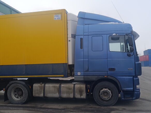 2003 DAF XF 95, синий, 1300000 рублей - вид 16