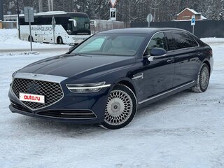 2019 Genesis G90 Limousine I Рестайлинг, синий, 2500000 рублей, вид 1