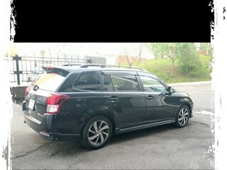 2013 Toyota Corolla Fielder XI (E160, E170, E180), чёрный, 1150000 рублей, вид 1