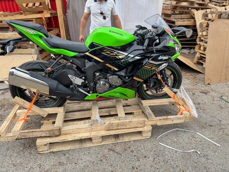 2020 Kawasaki ZX-6 Ninja, зелёный, 1300000 рублей, вид 1
