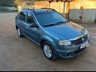 2011 Renault Logan I Рестайлинг, синий, 395000 рублей, вид 3