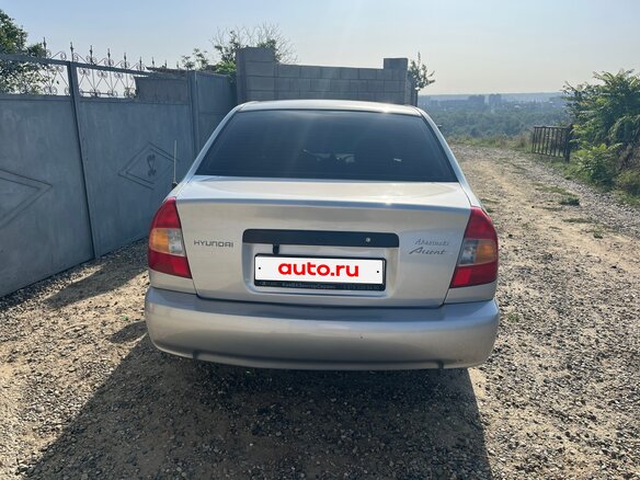 2005 Hyundai Accent ТагАЗ II, серебристый - вид 4