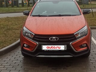 2021 Lada (ВАЗ) Vesta SW Cross I, оранжевый, 1100000 рублей, вид 3