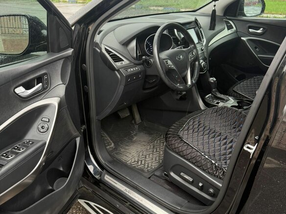 2016 Hyundai Santa Fe Grand III Рестайлинг, чёрный, 2450000 рублей - вид 8