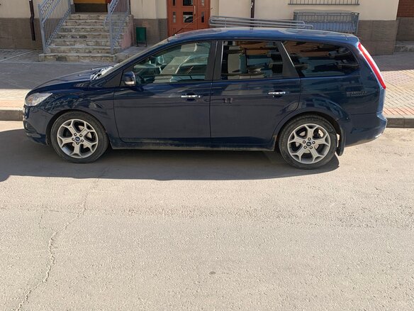 2008 Ford Focus II Рестайлинг, синий, 370000 рублей - вид 6