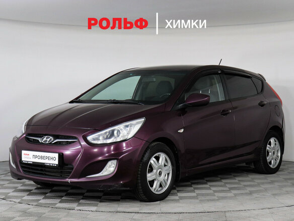 2013 Hyundai Solaris I, фиолетовый