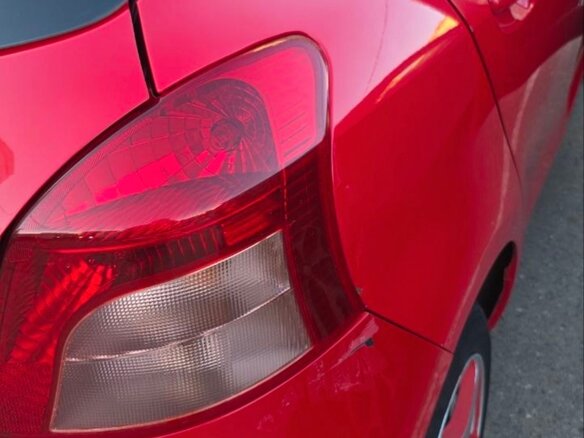 2008 Toyota Yaris Multimode II, красный, 510000 рублей - вид 7