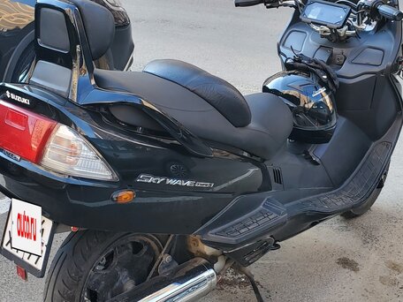 2000 Suzuki Burgman (SkyWave) 250, чёрный, 135000 рублей, вид 2