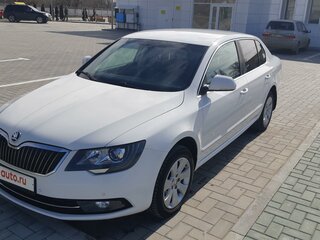 2013 Skoda Superb DSG II Рестайлинг, белый, 1175000 рублей, вид 1