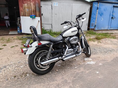 2007 Harley-Davidson Sportster 1200, белый, 620000 рублей, вид 1