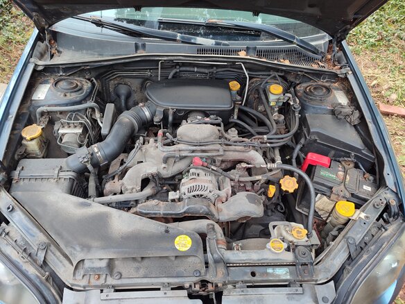 2004 Subaru Outback III, голубой, 485000 рублей - вид 15