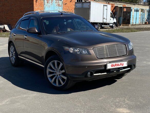 2006 Infiniti FX35 I (S50) Рестайлинг, коричневый, 870000 рублей - вид 2