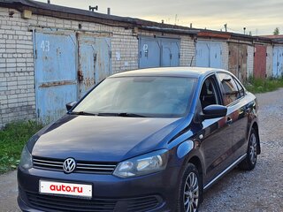 2013 Volkswagen Polo V, синий, 470000 рублей, вид 3