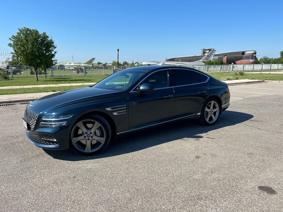 2021 Genesis G80 II, синий, 4250000 рублей - вид 5