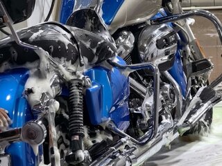 2018 Harley-Davidson Road King, синий, 2099999 рублей, вид 4