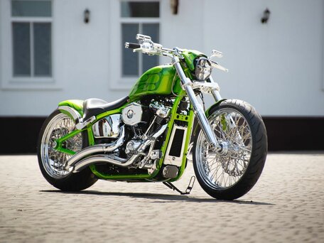2023 Harley-Davidson Breakout, зелёный, 7000000 рублей, вид 5