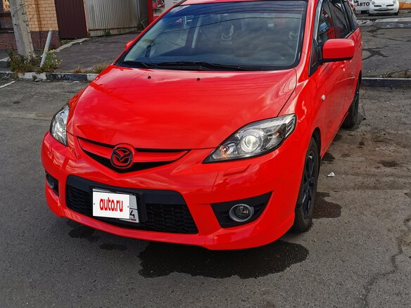 2008 Mazda 5 I (CR) Рестайлинг, красный, 900000 рублей