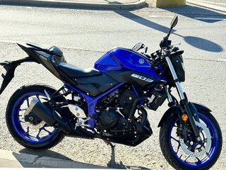 2019 Yamaha MT-03, синий, 489000 рублей, вид 1
