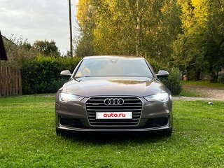 2015 Audi A6 IV (C7) Рестайлинг, серый, 1990000 рублей, вид 4