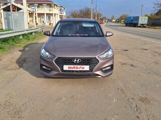 2019 Hyundai Solaris II, коричневый, 1390000 рублей, вид 1