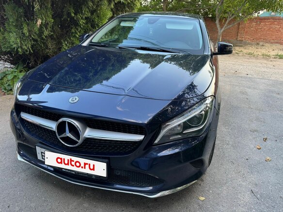 2017 Mercedes-Benz CLA 200 I (C117, X117) Рестайлинг, синий, 1800000 рублей - вид 6