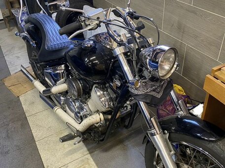 2003 Yamaha XVS1100, чёрный, 420000 рублей, вид 2