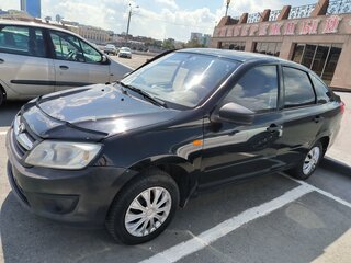2014 Lada (ВАЗ) Granta I, чёрный, 430000 рублей, вид 2