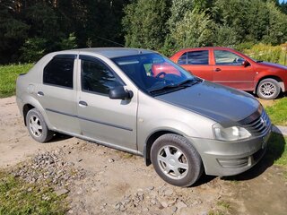 2012 Renault Logan I Рестайлинг, бежевый, 410000 рублей, вид 3