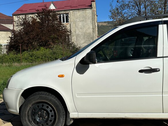 2011 Lada (ВАЗ) Kalina I, белый, 365000 рублей - вид 4