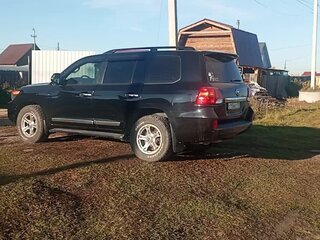 2012 Toyota Land Cruiser 200 Series Рестайлинг 1, чёрный, 3800000 рублей, вид 3