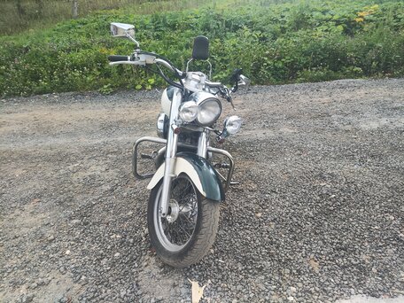 1997 Honda Shadow 400, зелёный, 350000 рублей, вид 1
