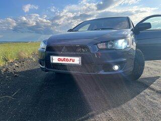 2007 Mitsubishi Lancer X, синий, 600000 рублей, вид 1